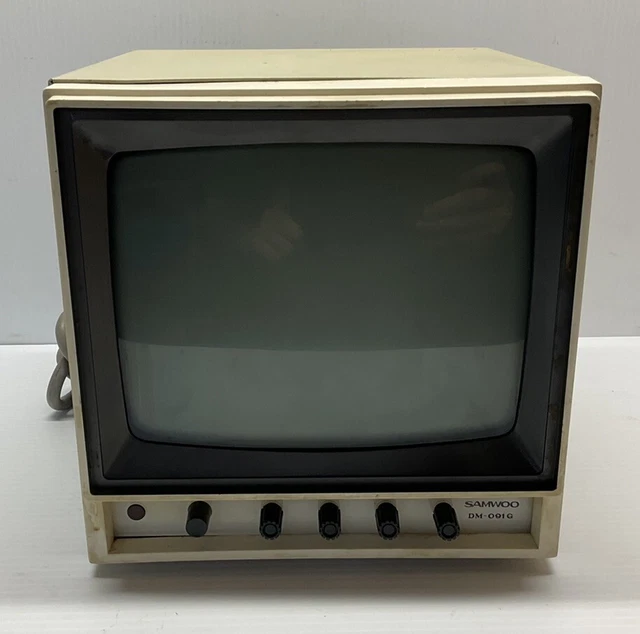 Monitor 1996 VINTAGE SAMWOO DM-091G CRT Monitor - UNTESTED £90.37 - PicClick UK