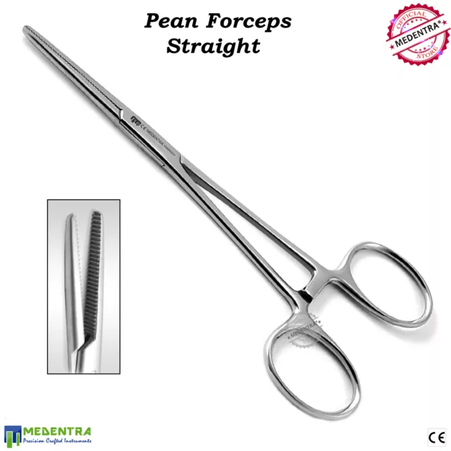 Hemostat Pean Forceps 14cm Haemostatic Locking Pliers Oral Surgery New