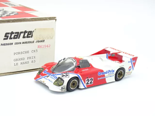 Starter Kit Monté 1/43 - Porsche CK5 Grand Prix Le Mans 1983
