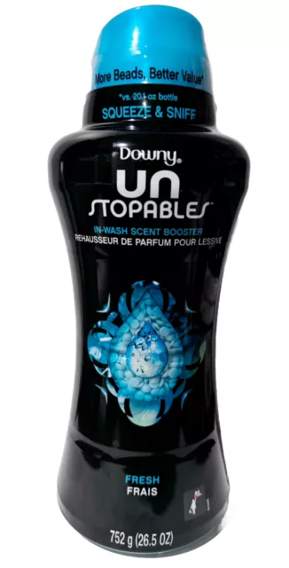 Downy Unstopables Laundry Scent Booster Beads for Washer Fresh 26.5 Ounce