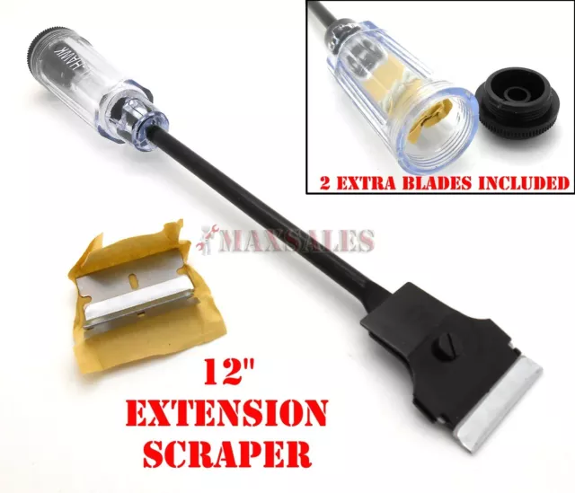 12" Long Reach/extension Scraper/ Long Razor-blade Scraper