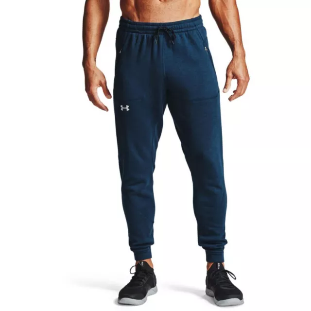 Under Armour UA ColdGear Charged Cotton Fleece Joggers Navy Mens Track Pants