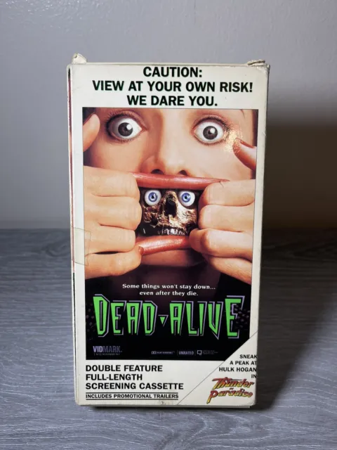 DEAD ALIVE & EXTREME JUSTICE Double Feature Screener VHS - OOP Horror ...