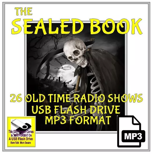 THE SEALED BOOK 26 Classic Horror Oldtime Radio Shows MP3 OTR On USB Flash Drive