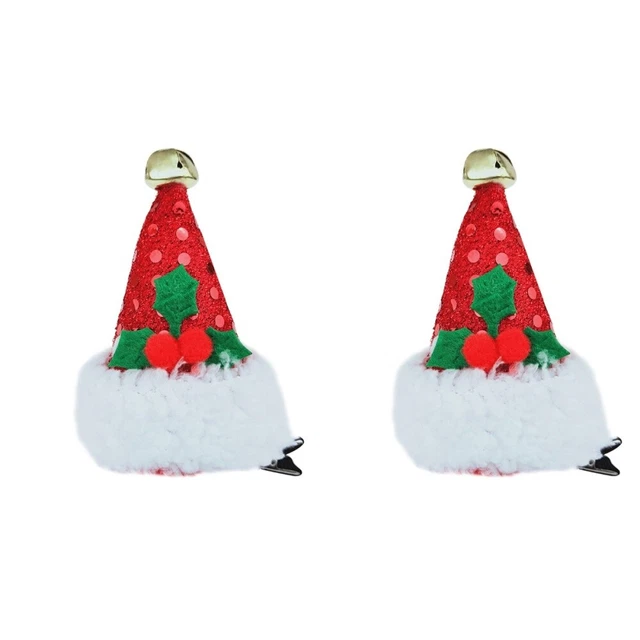 2x Urlaub Haar Ornamente Weihnachten Kleine Geschenke Urlaub Haar Clips