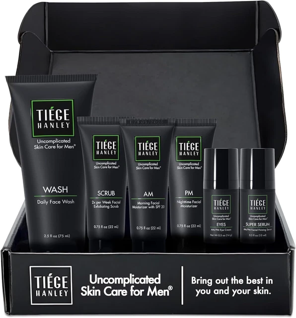Tiege Hanley Men’s Skin Care System - Level 3 | Mens Anti Aging LEVEL 3