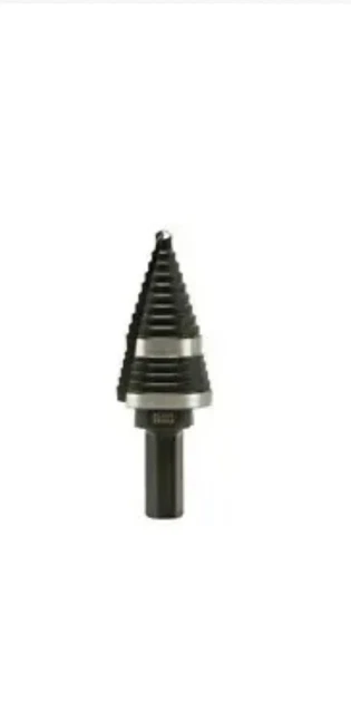 Klein Tools KTSB11 Double Fluted Step Drill Bit 7/8" or 1 1/8' holes