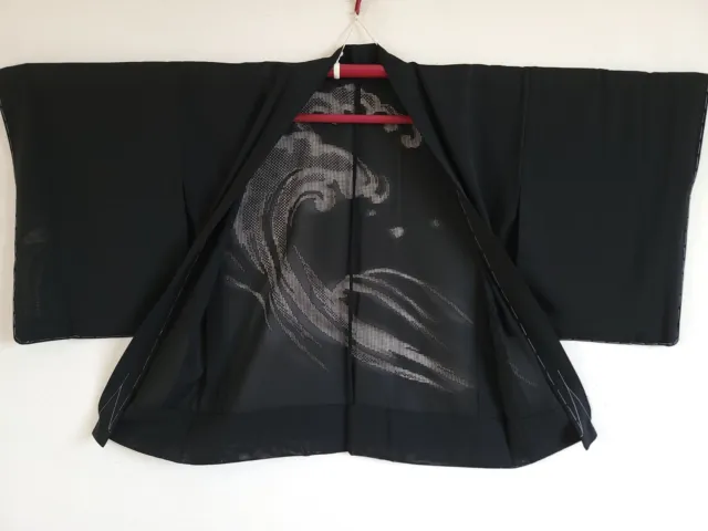 Antique Japanese Silk  KIMONO jacket haori,Haori,KIMONO Dress,Antiqueマ