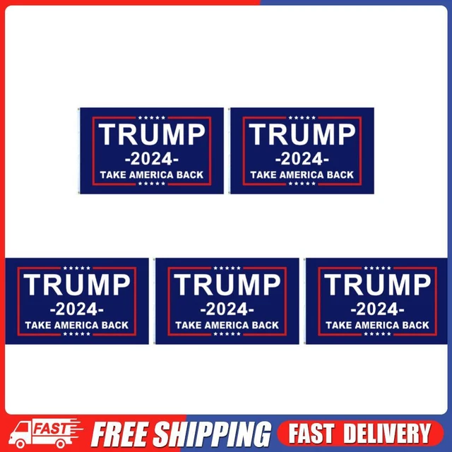 BANDIERA 3X5 PIEDI Donald Trump 2024 pesante bandiera presidente Trump