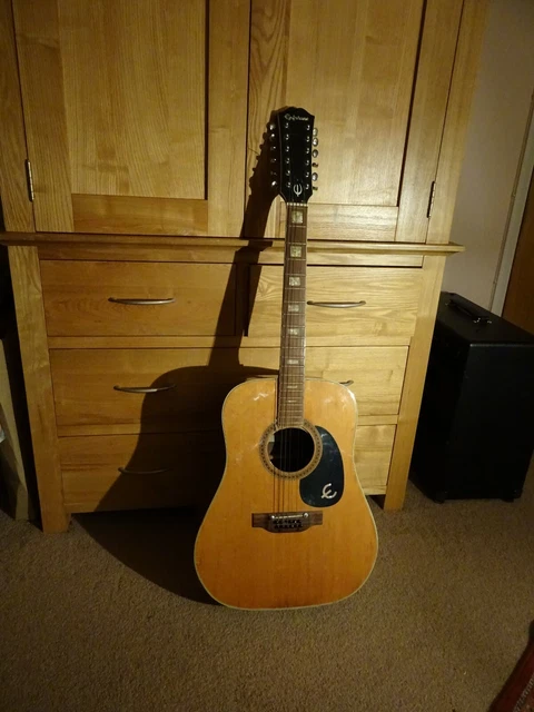 VINTAGE 1970S GUITAR 12 string guitar Epiphone FT 165 made in