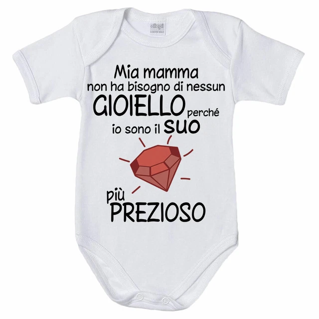 Body Neonato Divertente - 50% Mamma 50% Papà 100% Amore della Zia - Body Neonato Zia - Body da Neonato - Idea Regalo Neonato