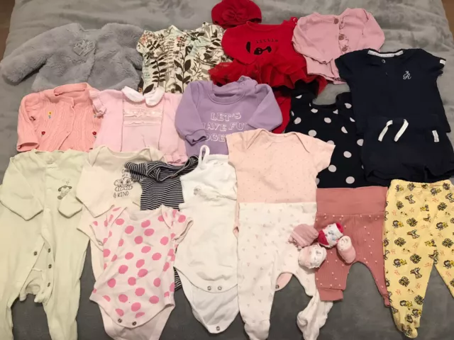 baby girl clothes 0-3 months bundle