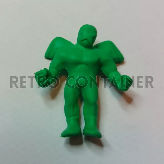 KINNIKUMAN KINKESHI - Vintage Rubber Figure Keshi Exogini Muscle Men - Green