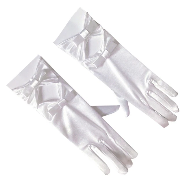 Gant De Banquet En Satin De Mariée Le Gant Gants De Mariée Court