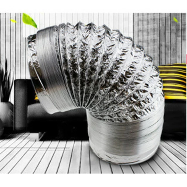 Tumble Dryer Hose Vent Flexible Exhaust Pipe Flexi Hose Foil Duct Hose