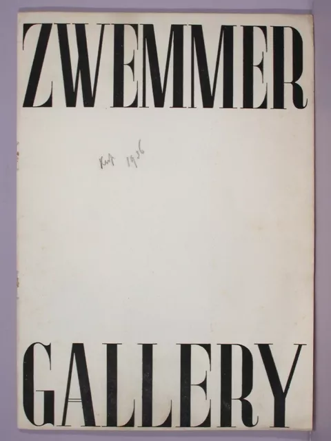 Vintage Original Zwemmer Gallery Pablo Picasso Art Exhibition Catalogue 1936