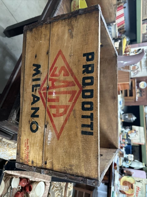 Cassa Legno Pubblicitaria Saga Oran Soda Lemon Soda