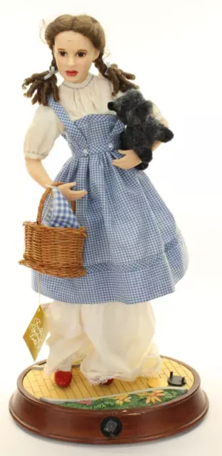 Franklin Mint Heirloom Dorothy Wizard of Oz Musical Portrait Doll NOT WORKING