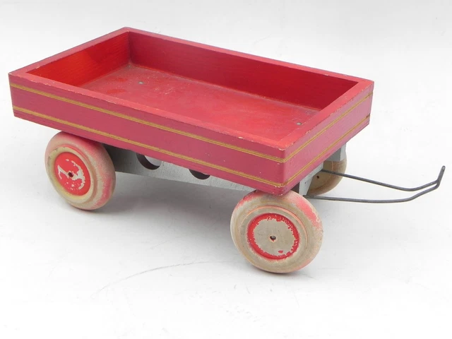 REMORQUE EN BOIS Jouet Pour Camion Vintage Années 1950 Remorque ZAX ALPIA EUR 48,79 - FR