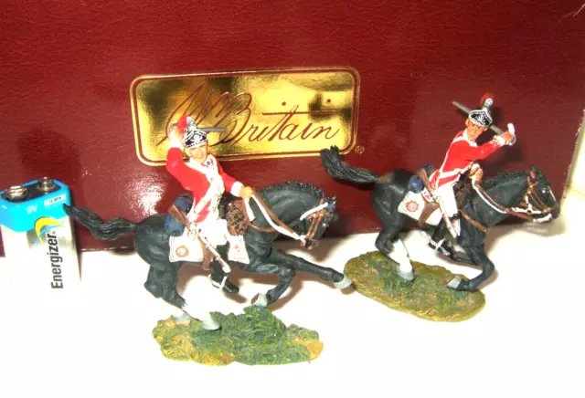 Britains 17539 American Revolution, X2 British 17th Light Dragoons in 1:32 Scale