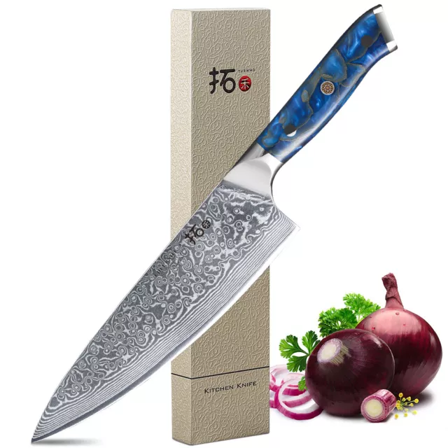 Turwho 8 Professional Slicing Knives Kitchen Knife 67 Layer