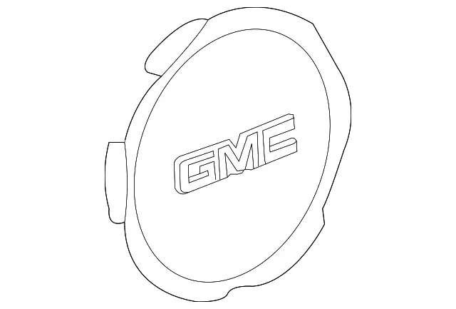 Genuine GM Button Style Center Cap With Gmc Logo 09597973