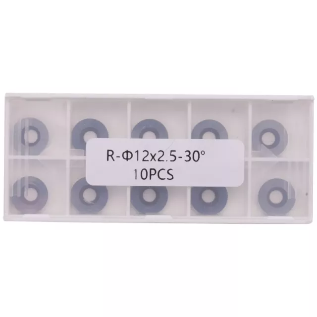 10Pcs Diameter 12mm Round Carbide Cutter Insert Fits for Ci3 Wood Turning K2R9