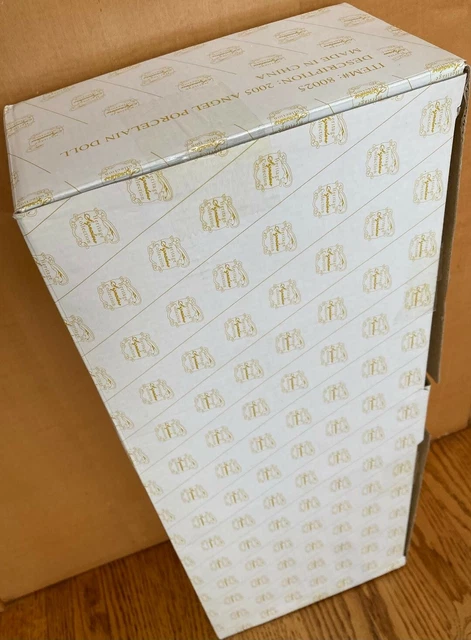 Heritage Signature Collection 2005 Angel Porcelain Doll Item #80025 New-In-Box,  7