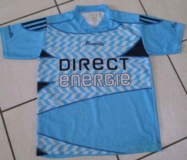 MAILLOT OM OLYMPIQUE Marseille Direct Energie 28 Valbuena T.12 ans