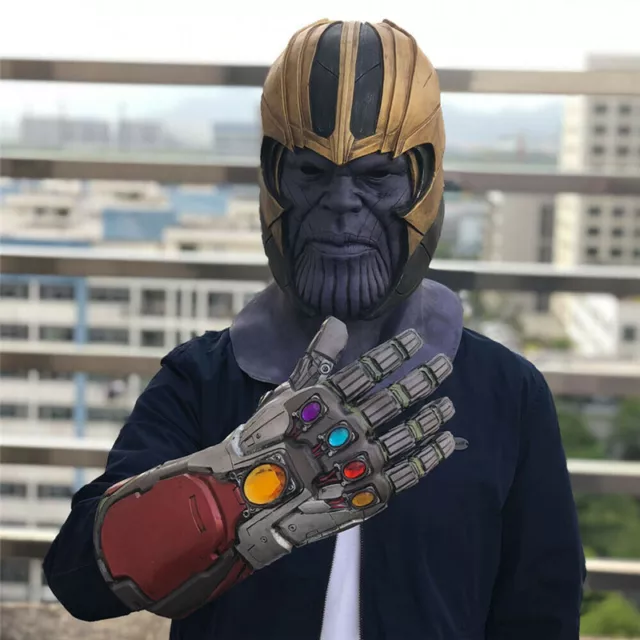 Avengers 4 Endgame Infinity Gauntlet Cosplay Iron Man Tony Stark Gloves Costume 3