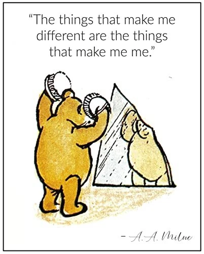 Winnie The Pooh Nursery Decor - Winnie The Pooh Wall Art - Vintage Winnie The