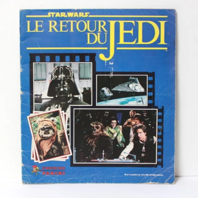 Album Panini Starwars Le Retour du Jedi Panini / Lucasfilm L.td, 1983