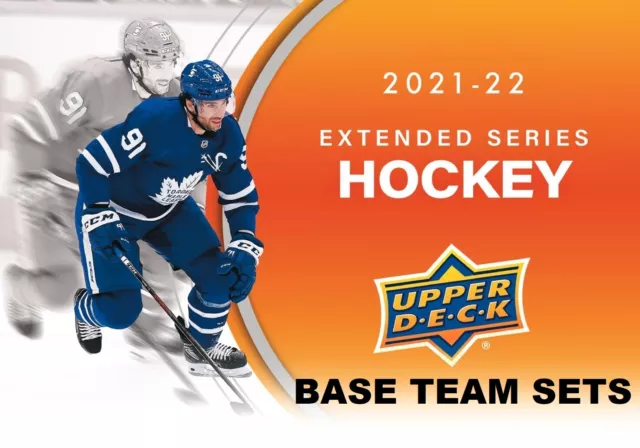 21-22 Upper Deck Ud Extended Series Hockey Base Team Sets - U Pick From List
