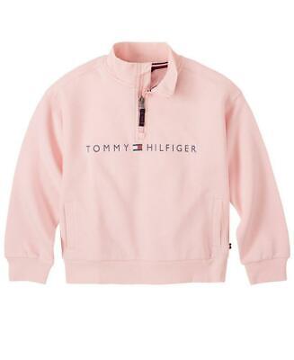 New Tommy Hilfiger Girls Half Zip Fleece Pullover Sweater Size M MSRP $49.50