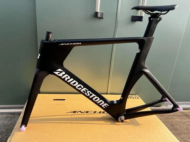 BRIDGESTONE TE9 CARBON Road Bike Frame Size L Lightweight Durable