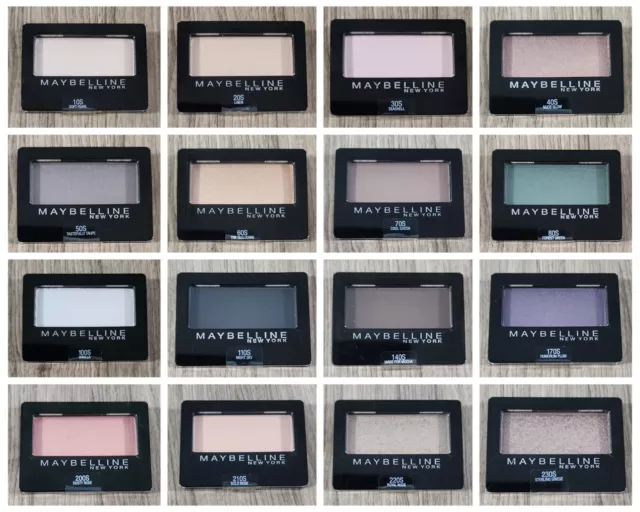 Maybelline Eye Shadow Single Pan New & Sealed (Mix & Match Quantity)