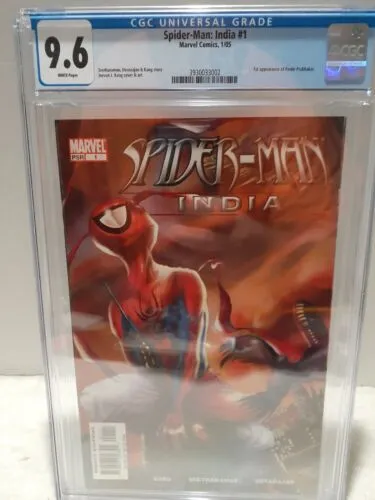 Spider-Man: India #1 CGC 9.6 1st Appearance Pavitr Prabhakar Comic Book
