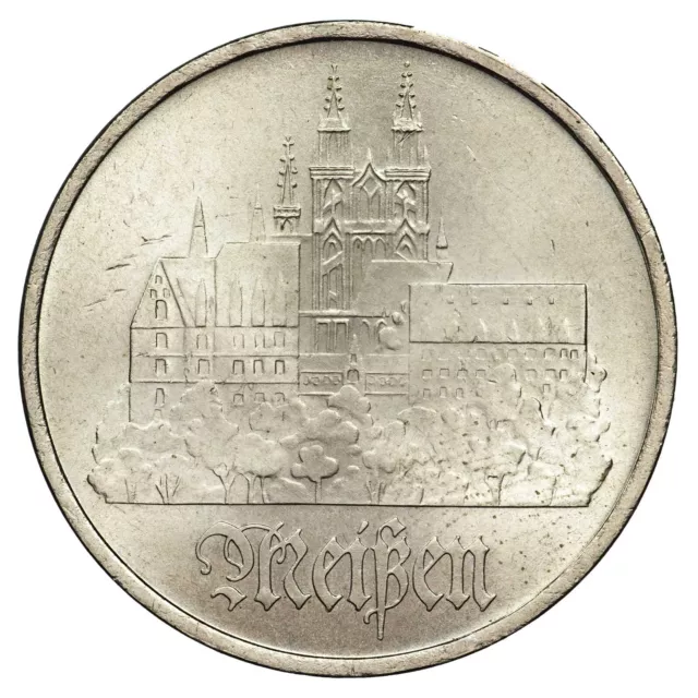 Germany 5 Marks 1972 City of Meissen (Meißen) AU Coin brass Of Nickel