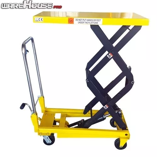 Scissor Lift Table Hydraulic Trolley-150kg, 200kg, 300kg, 350kg, 500kg or 1000kg