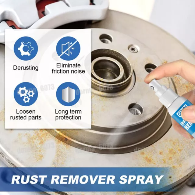 30ml Car Parts Rust Remover Spray, Metal Surface Chrome Paint Car Cleaning Tool