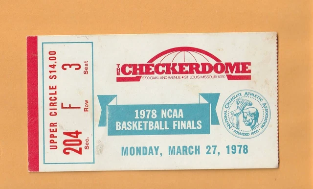 Kentucky Wildcats Basketball Tickets 1965-2014 Tennessee LSU Indiana