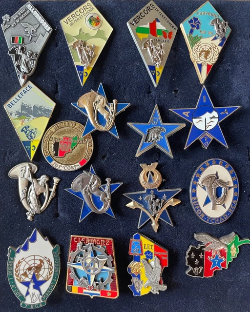 LOT D'INSIGNES OPEX - 7° Bataillon de Chasseurs Alpins - 7° BCA. EUR ...