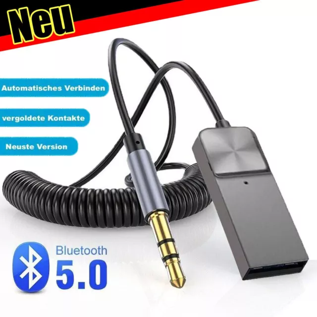 Jeffergarden Adaptateur Audio Bluetooth 5.0 pour voiture, cble AUX,  faisceau de cbles complet de remplacement pour