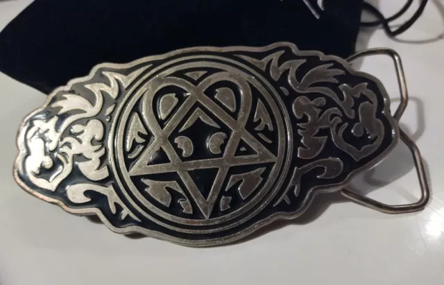 Heartagram belt buckle on sale