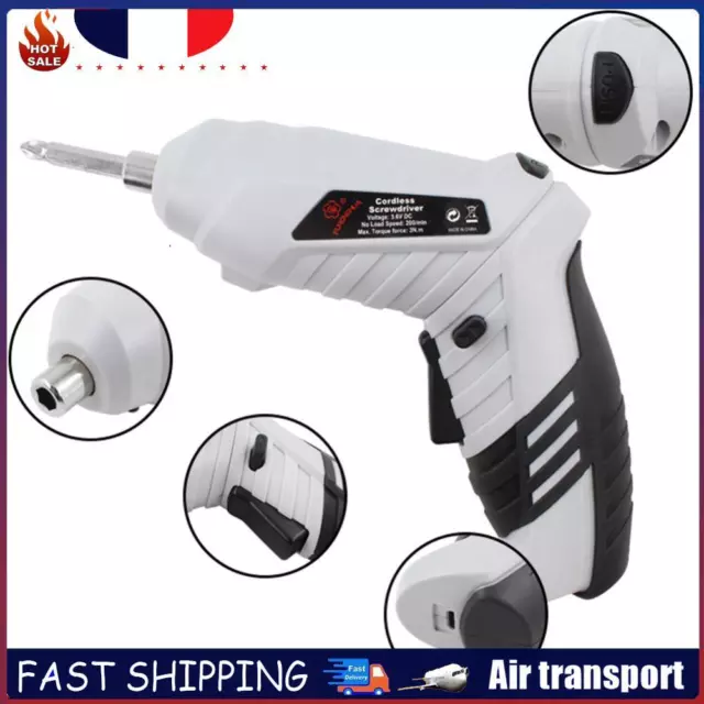 3.6V Cordless Electric Screwdriver Combination Twist Drill Rechargeable Drills F