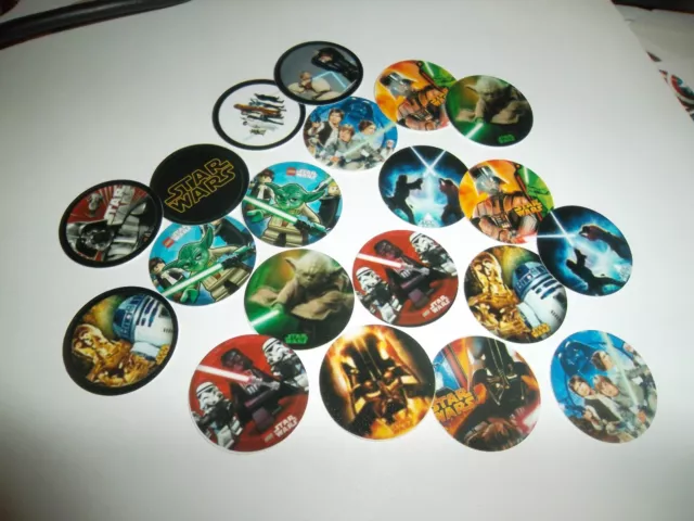 Pre Cut One Inch STAR WARS Bottle Cap Images! FREE SHIP