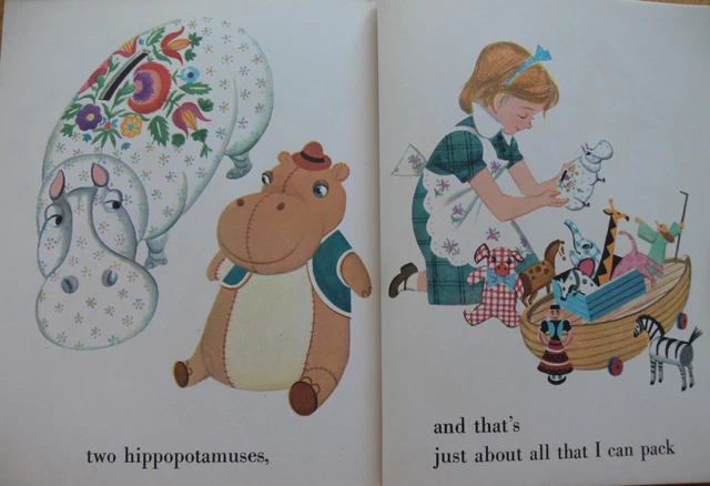 Vintage Little Golden Book ~ MR. NOAH AND HIS FAMILY by Jane Werner ~ GREAT 16