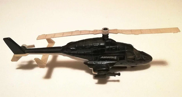 HELICOPTERE AIRWOLF - GRAND MODELE 16  35 cm - ERTL 1984 DIE CAST