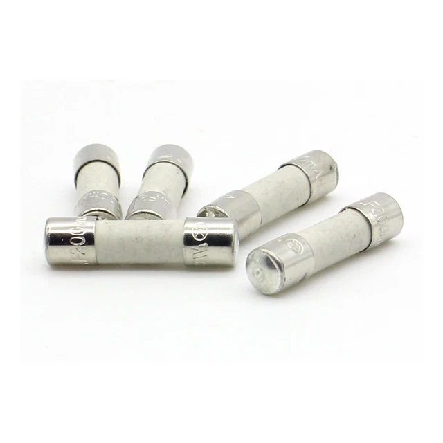 5x Fusible ceramique  10A - F10A - 5x20mm Rapide  - 250v - 69fus081