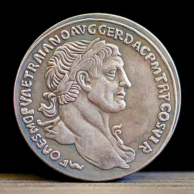 104-107 AD Large Ancient Roman Coin Trajan Sestertius Roman Emperor, 34mm